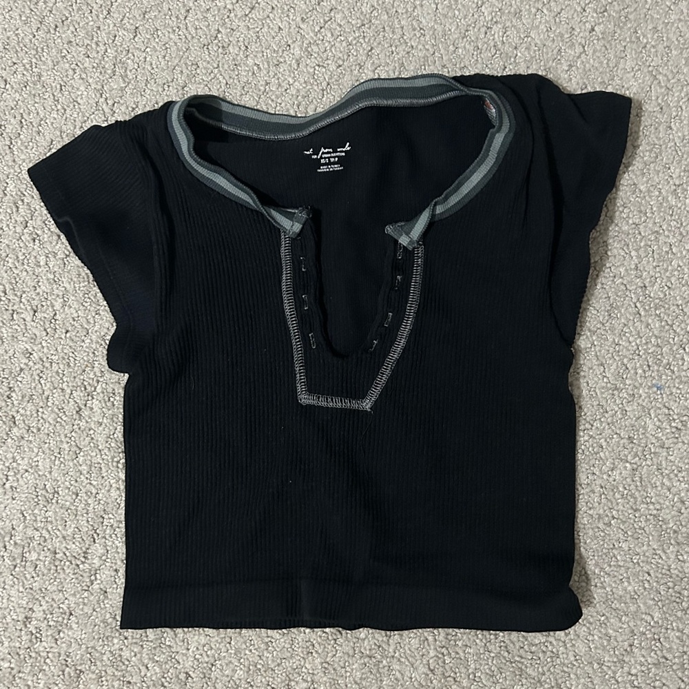 Urban Outfitters Black Crop Top